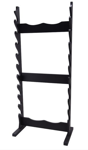 Sword stand for 10 swords, table model