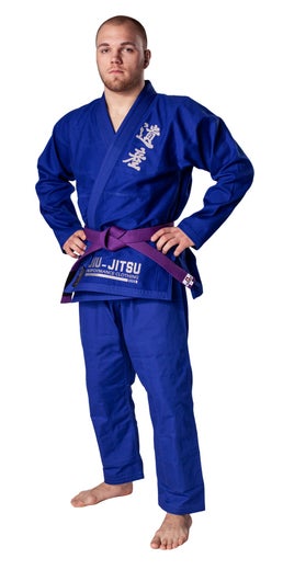 Dan Rho Legacy IBJJF BJJ-gi, 400 gr, blue, sizes A0 - A5