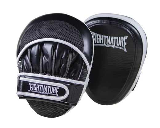 Fignature Coaching Mitt Ultimate, pair, Synthetic leather, black/white