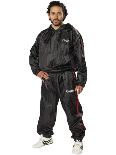 KWON Sweatsuit (Sauna Suit), black, sizes S - XXL