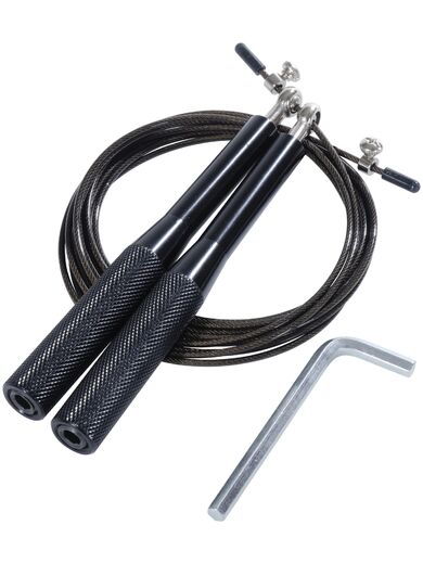 KWON Premium extra weight jump rope, black