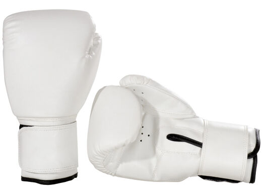 KWON Boxing Glove Training, white, sizes 10 - 14 oz